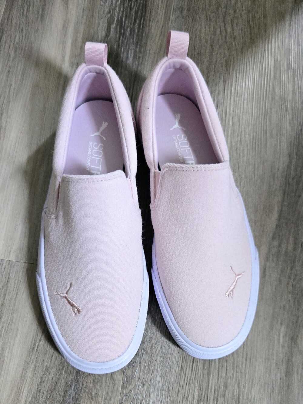 Puma Slip-On Sneakers in Light Pink